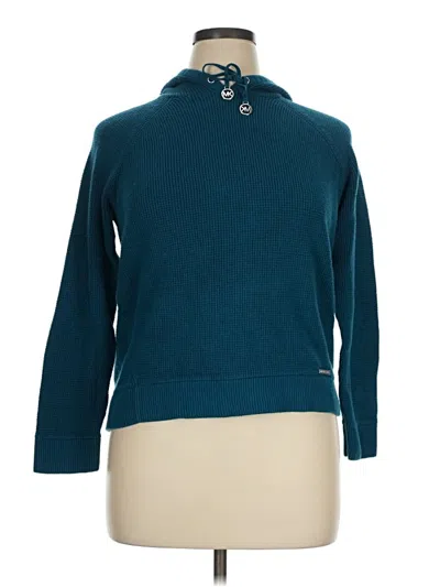 Pre-owned Michael Michael Kors Turtleneck Sweater In Teal