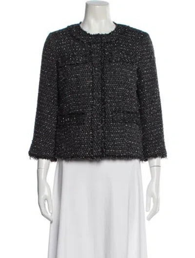 Pre-owned Michael Michael Kors Tweed Pattern Evening Jacket In Multi