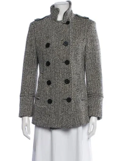 Pre-owned Michael Michael Kors Tweed Pattern Jacket In Multicolor