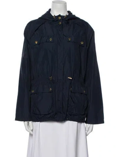 Pre-owned Michael Michael Kors Utility Jacket In Blue