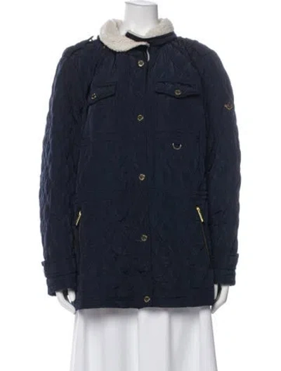 Pre-owned Michael Michael Kors Utility Jacket In Blue