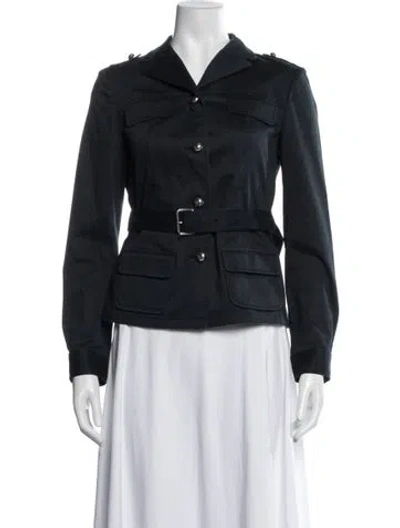 Pre-owned Michael Michael Kors Utility Jacket In Blue