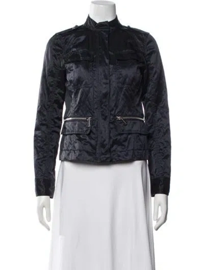 Pre-owned Michael Michael Kors Utility Jacket In Blue