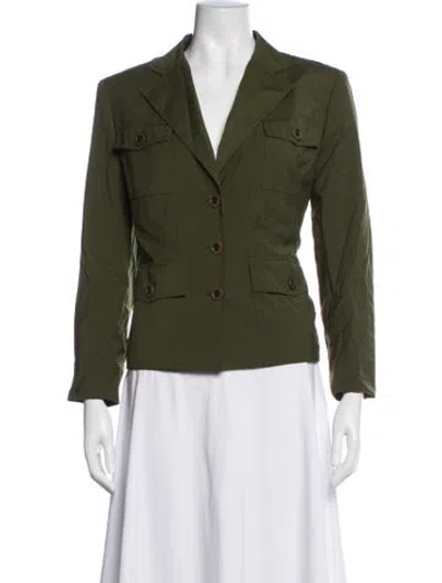 Pre-owned Michael Michael Kors Utility Jacket In Green