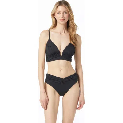 Michael Michael Kors V-wire Bikini Top In Black