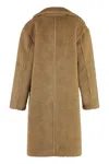 Michael Michael Kors Faux-shearling Single-breasted Coat