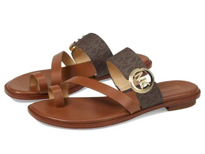 Michael Michael Kors Vera Flat Thong In Brown