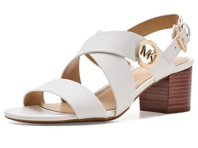 Michael Michael Kors Vera Flex Mid Sandal In White