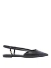 Michael Michael Kors Logo-plaque Leather Pumps In Black