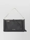 Michael Michael Kors Versatile Leather Shoulder Bag With Chain Strap In Black