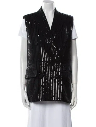 Pre-owned Michael Michael Kors Vest In Black