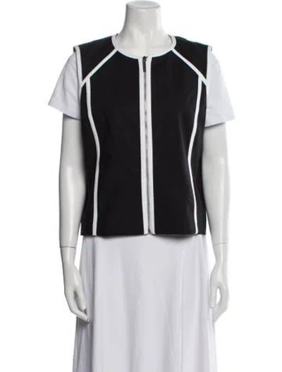 Pre-owned Michael Michael Kors Vest In Black