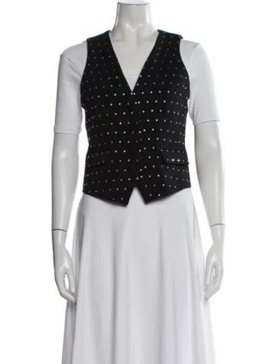 Pre-owned Michael Michael Kors Vest In Black