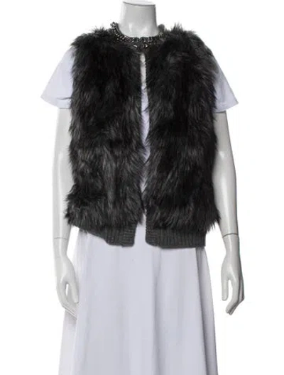 Pre-owned Michael Michael Kors Vest In Black