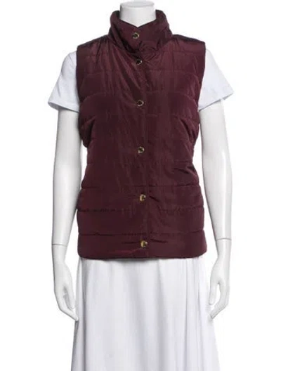 Pre-owned Michael Michael Kors Vest In Burgundy