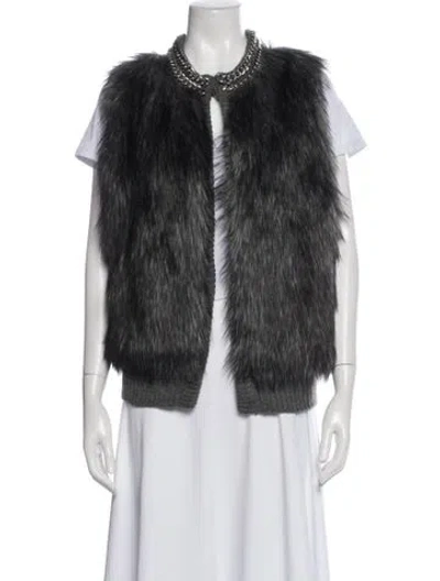 Pre-owned Michael Michael Kors Vest In Gray