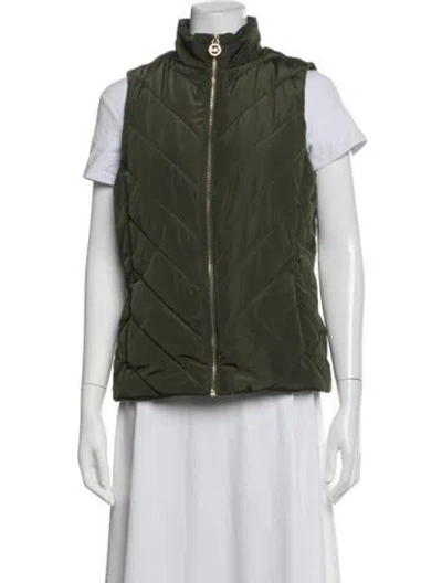 Pre-owned Michael Michael Kors Vest In Green