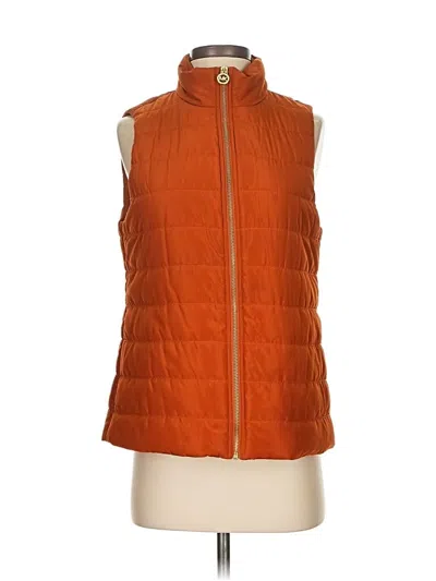Pre-owned Michael Michael Kors Vest In Orange
