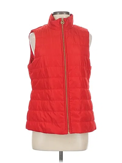 Pre-owned Michael Michael Kors Vest In Red