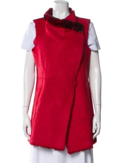 Pre-owned Michael Michael Kors Vest In Red