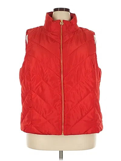 Pre-owned Michael Michael Kors Vest In Red