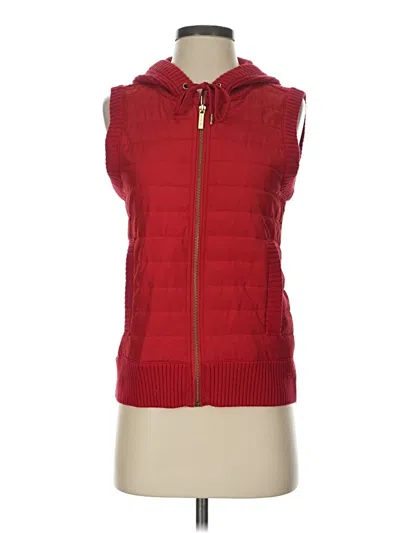 Pre-owned Michael Michael Kors Vest In Red