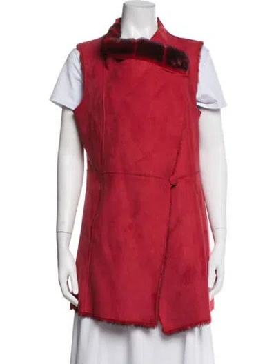 Pre-owned Michael Michael Kors Vest In Red