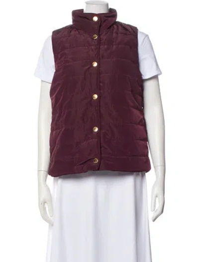 Pre-owned Michael Michael Kors Vest W/ Tags In Burgundy