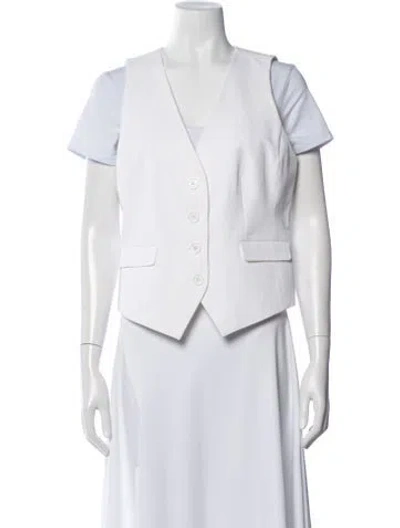Pre-owned Michael Michael Kors Vest In White