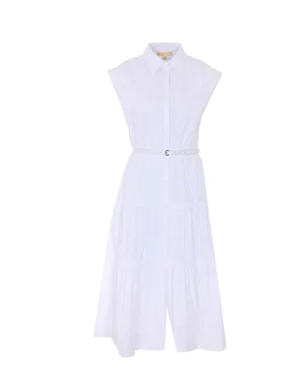 Michael Michael Kors Midi Dress In Multi