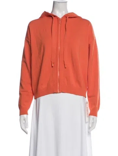 Pre-owned Michael Michael Kors Virgin Wool Jacket In Orange