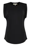 Michael Michael Kors Michael Kors Viscose Blouse In Black