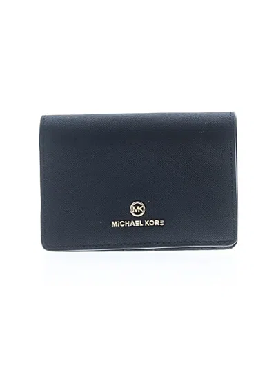 Pre-owned Michael Michael Kors Wallet In Black