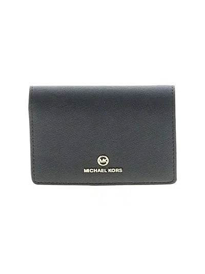 Pre-owned Michael Michael Kors Wallet In Black
