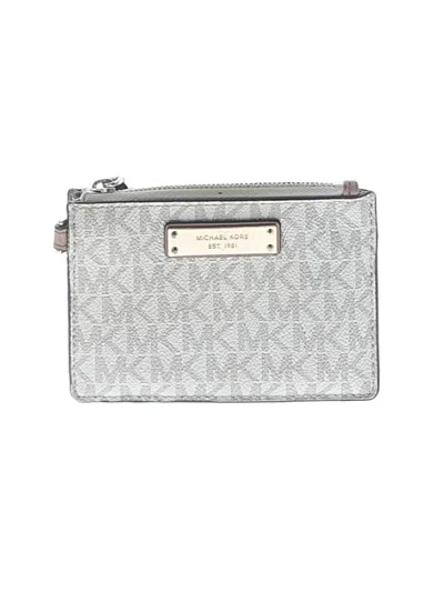 Pre-owned Michael Michael Kors Wallet In Gray