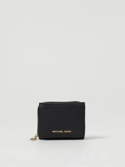 Michael Michael Kors Wallet  Woman Color Black In 黑色