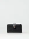 Michael Michael Kors Michael By Michael Kors Black Leather Wallet In 黑色