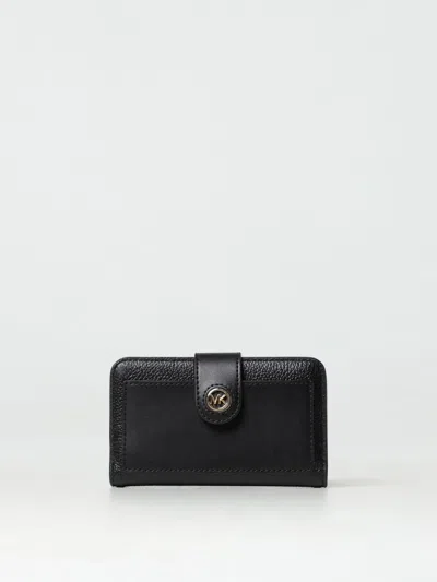 Michael Michael Kors Wallet  Woman Color Black In 黑色