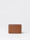 Michael Michael Kors Wallet  Woman Color Leather In 黄棕色