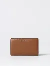 Michael Michael Kors Wallet Michael Kors Woman Color Leather In 黄棕色