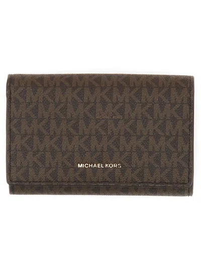 Michael Michael Kors Wallet With All Over Logo