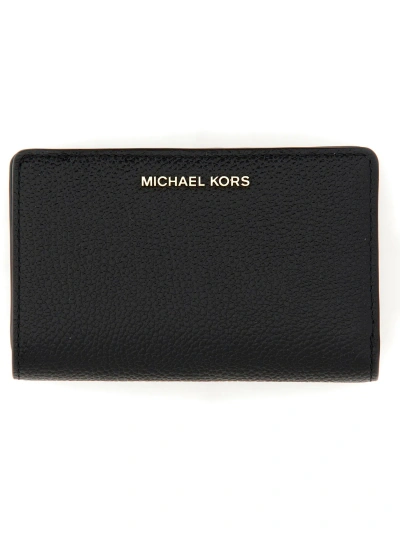 Michael Michael Kors Wallet With Logo In Black