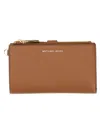 Michael Michael Kors Wallet With Logo In Buff