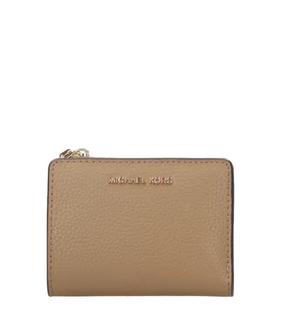 Michael Michael Kors Wallets Beige In Brown