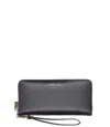 Michael Michael Kors Jet Set Large Flat Phone Case In Black
