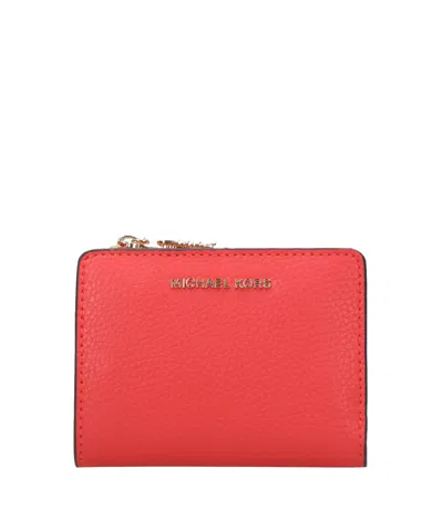 Michael Michael Kors Wallets Coral Red