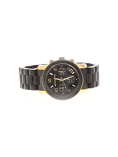 Pre-owned Michael Michael Kors Watch In Black