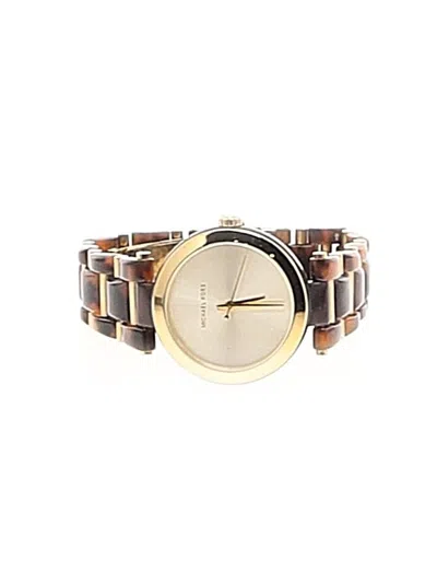 Pre-owned Michael Michael Kors Watch In Brown