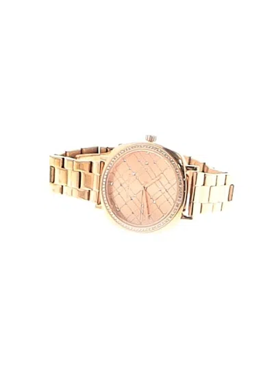 Pre-owned Michael Michael Kors Watch In Gold