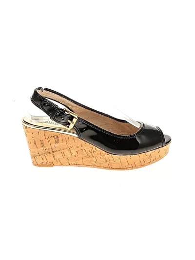 Pre-owned Michael Michael Kors Wedges In Black